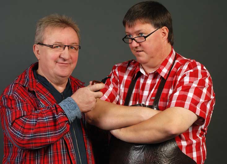 Show mit Musik und Humor für Dorffeste